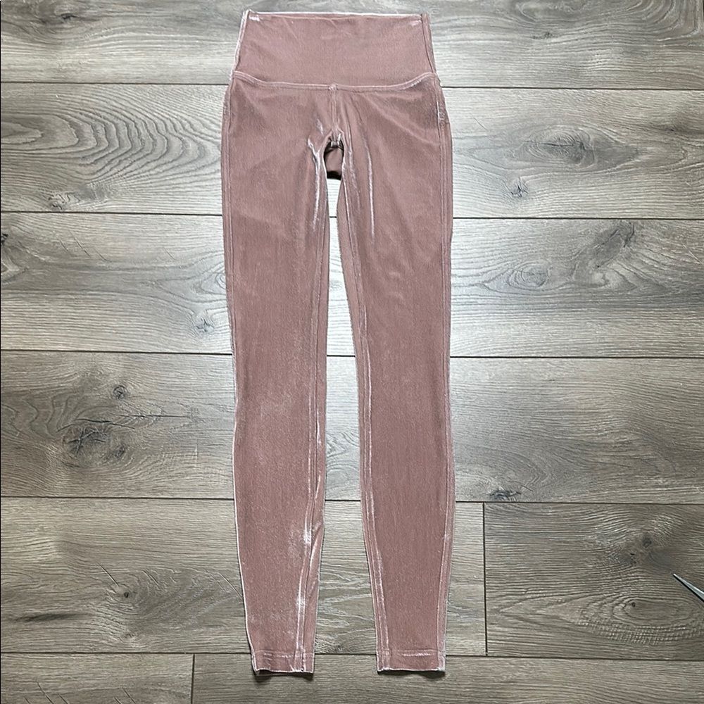 Lululemon Wunder Lounge High-Rise Tight 28" Velvet Spanish‎ Oak Leggings Size 2